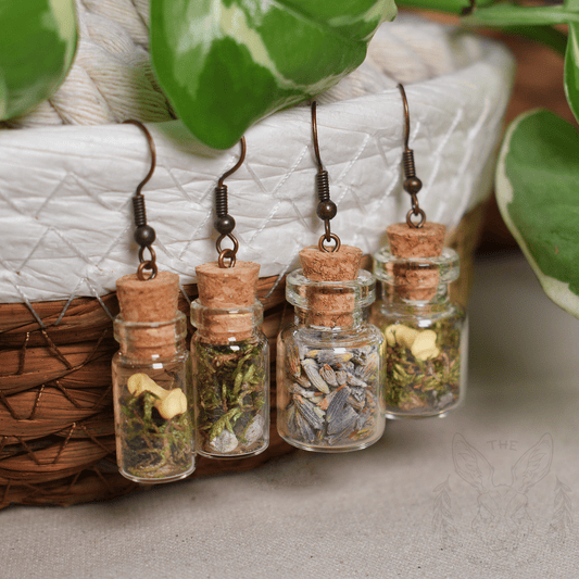 Terrarium Earrings 'Botanical'